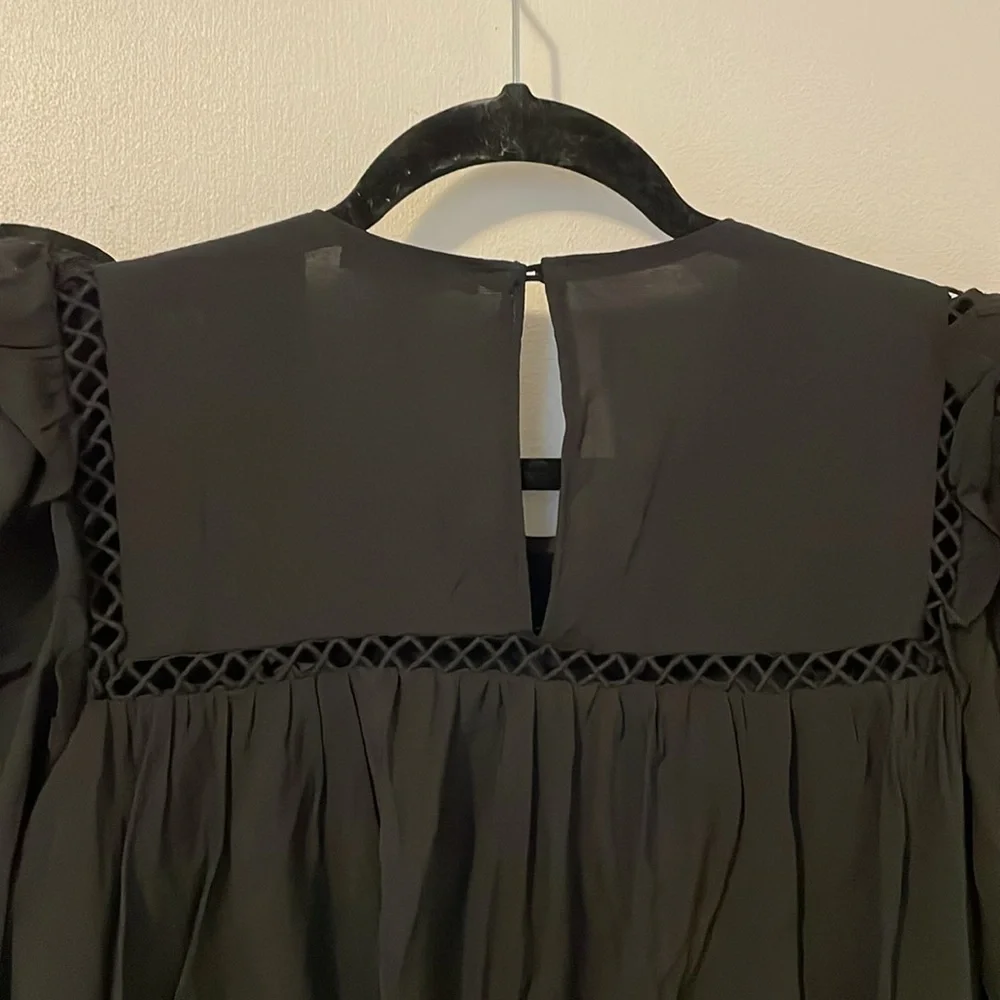 Free the Roses Black Mini Dress - Picture 8 of 9